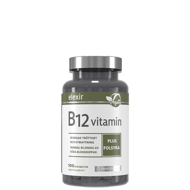 B-12 Vegan 100 tabletter Vitamin B-12 Vegan 100 tabletter