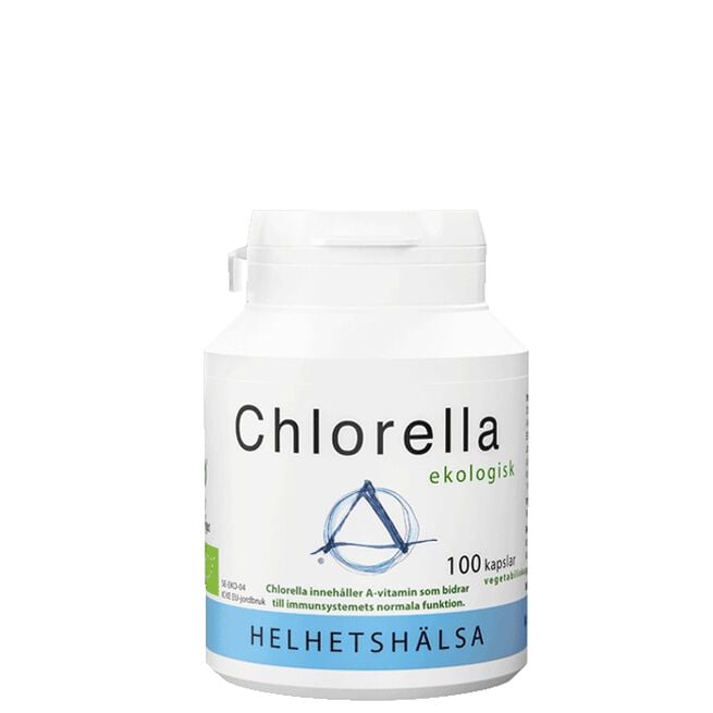 Helhetshälsa Chlorella 100 kaps Chlorella EKO 100 kapslar