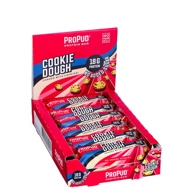 12 x ProPud Protein Bar, 55 g, Cookie Dough  12 x Proteinbar 55 g Cookie Dough