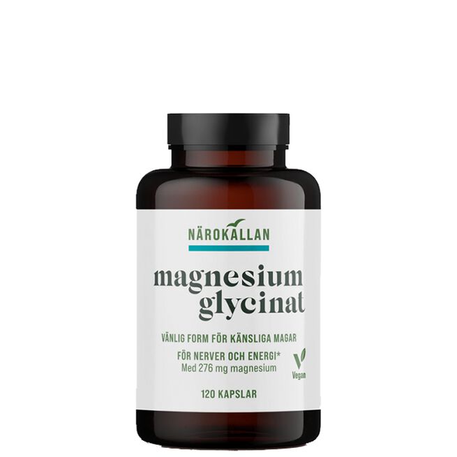 Närokällan Magnesiumglycinat, 120 kapslar