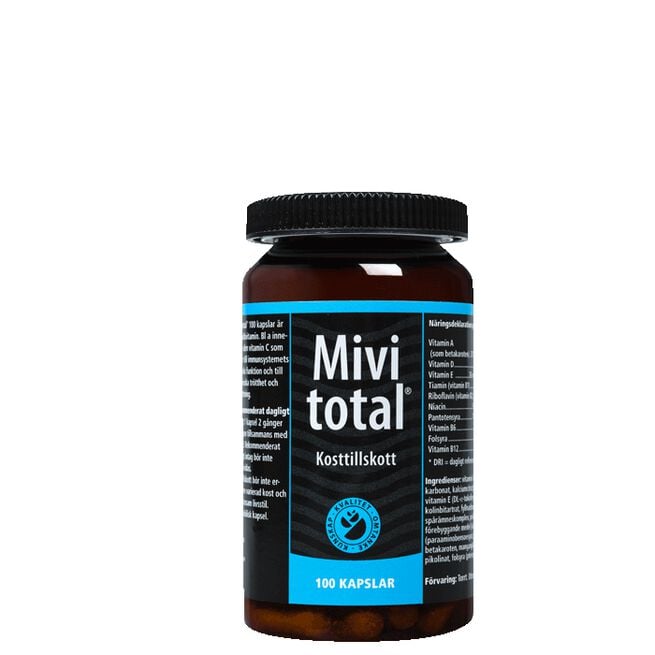 Mivitotal, 100 kapslar Bringwell Mivitotal Multivitamin & Mineral 100 kapslar
