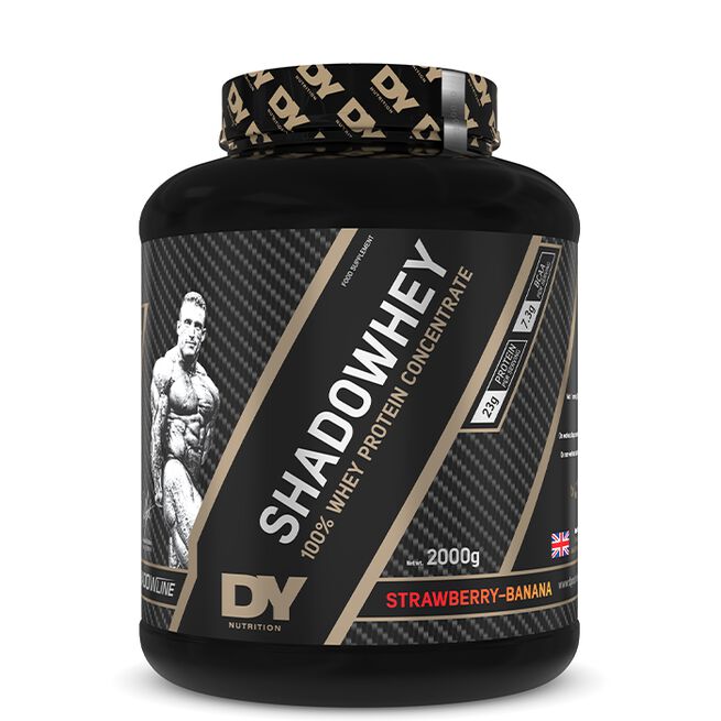 DY Nutrition Shadowhey Concentrate, 2 kg, Strawberry Banana Shadowhey Concentrate Vassleprotein 2 kg Strawberry Banana
