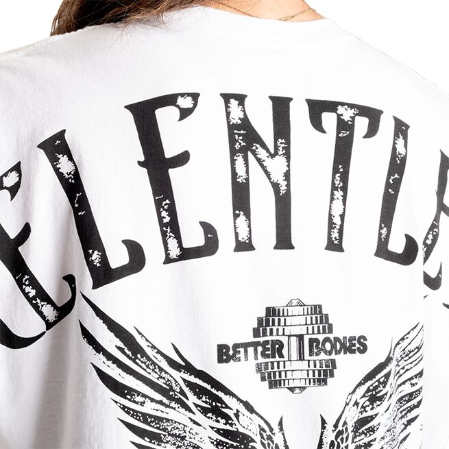 Better Bodies Relentless Oversize Tee, White Relentless Oversized T-shirt Vit
