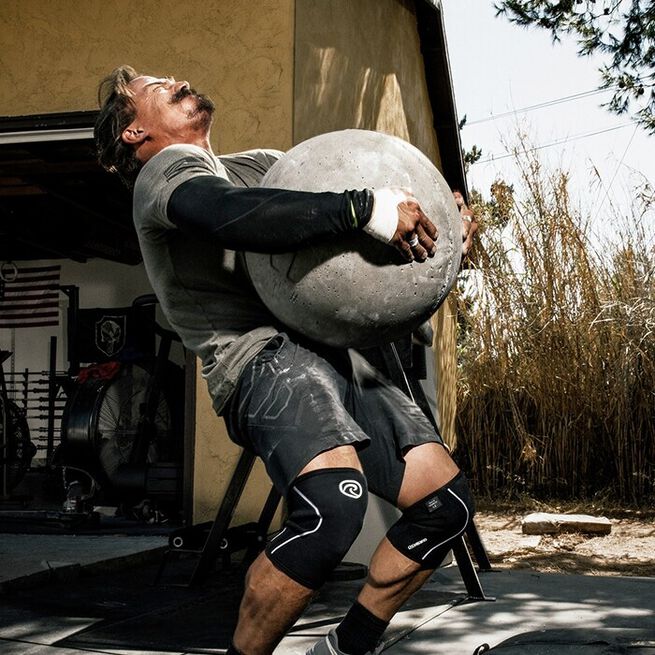 RX Knee Sleeve, 7mm, Black, L  RX Knee Sleeve, 7mm, Black