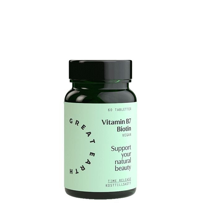 Vitamin B7/Biotin, 60 tabletter Vitamin B7/Biotin 60 tabletter