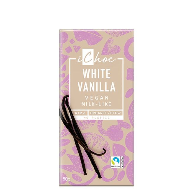 Vegansk Vit Choklad Vanilj 80 g Vegansk Vit Choklad Vanilj 80 g Choklad