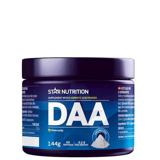 Star nutrition DAA D-asparaginsyra D-Aspartic Acid Aminosyror 144 g