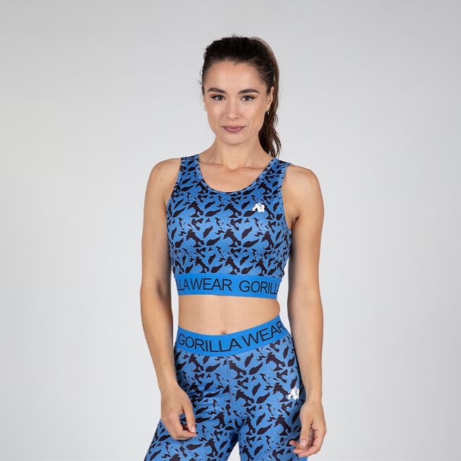Osseo Crop Top, Blue, M Osseo Crop Top, Blue