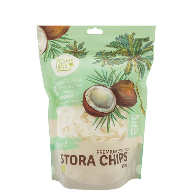 Mother Earth Kokoschips Premium Ekologiska 250 g