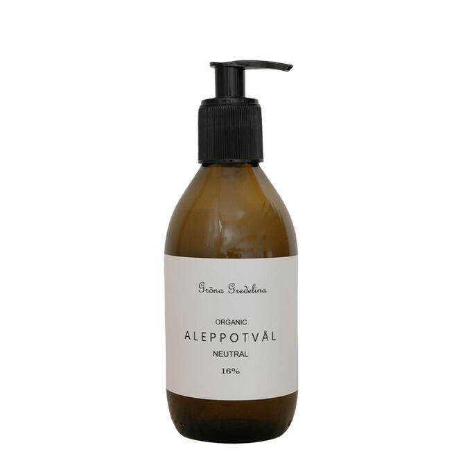 Aleppotvål Neutral plastflaska 250 ml Aleppotvål Neutral 350 ml