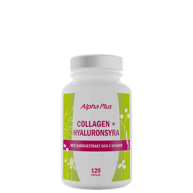 Collagen + Hyaluronsyra, 120 kapslar 