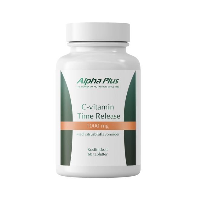 C-vitamin Time Release 1000mg 60 tabletter C-vitamin Time Release 1000mg 60 tabletter