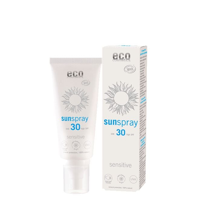 Solspray Sensitiv SPF 30, 100 ml Eco Cosmetics Solspray Känslig Hud SPF 30 100 ml