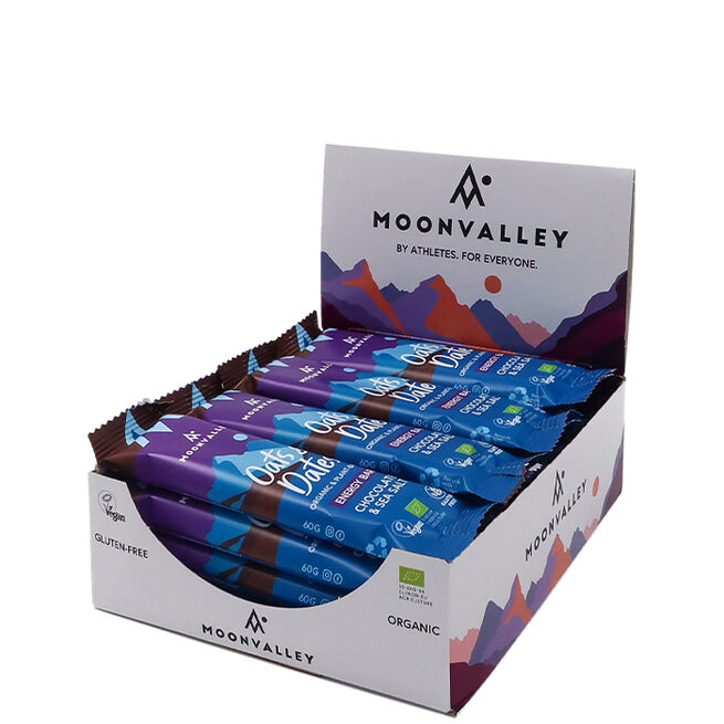 12x Vegan Energy bar Oats & Dates Chocolate & Sea Salt 50 g 12x Vegan Energy bar Oats & Dates 50 g Chocolate & Sea Salt