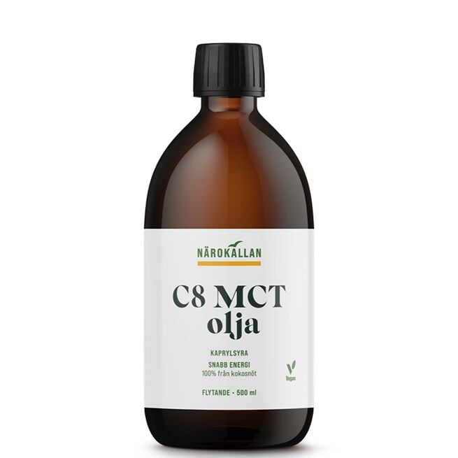 Närokällan C8 MCT-olja 500 ml C8 MCT-olja 500 ml