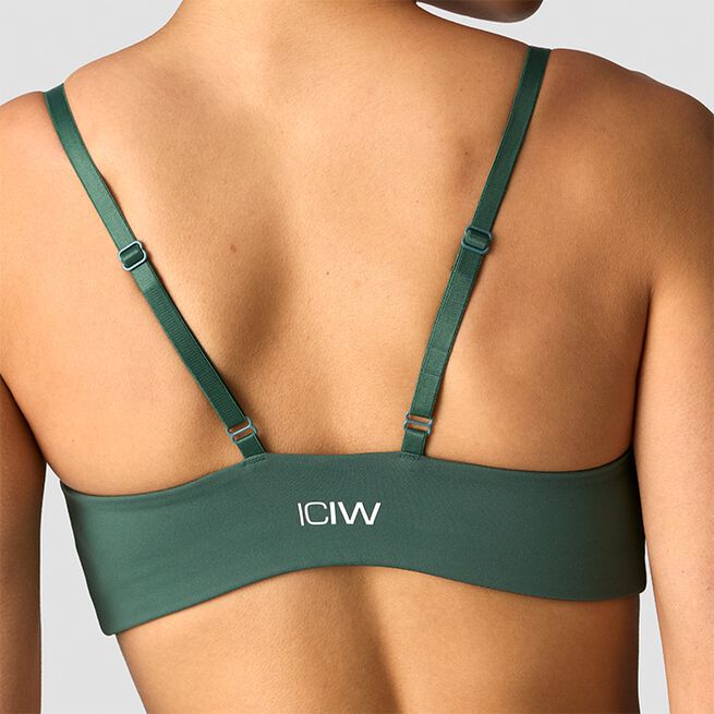 Nimble Adjustable Sports Bra, Moss, L  Nimble Sport-bh Mörkgrön