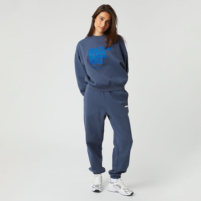 Björn Borg Studio Oversized Crew, Nightshadow Blue Studio Oversized Tröja Blå
