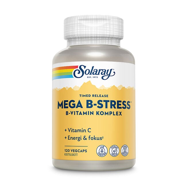 Mega B-Stress 120 kapslar Mega B-Stress B-vitamin 120 kapslar