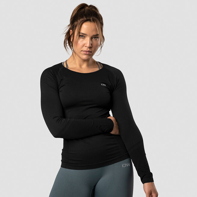 Everyday Seamless LS, Black, L  Everyday Seamless LS, Black