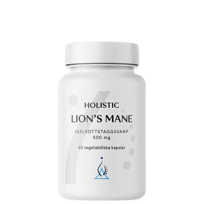 Holistic Lions mane 60 vegetabiliska kapslar Lions mane 60 vegetabiliska kapslar