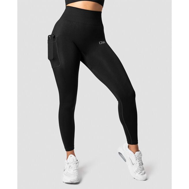 Define Seamless Pocket Tights, Black, L Define Seamless Pocket Tights, Black