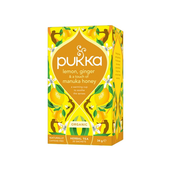Pukka Örtte Lemon, Ginger & a touch of Manuka Honey EKO 20 st Örtte EKO 20 st Lemon, Ginger & a touch of Manuka Honey