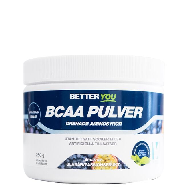 Naturligt Bcaa Pulver, 250 g Better You Passionfrukt/blåbär