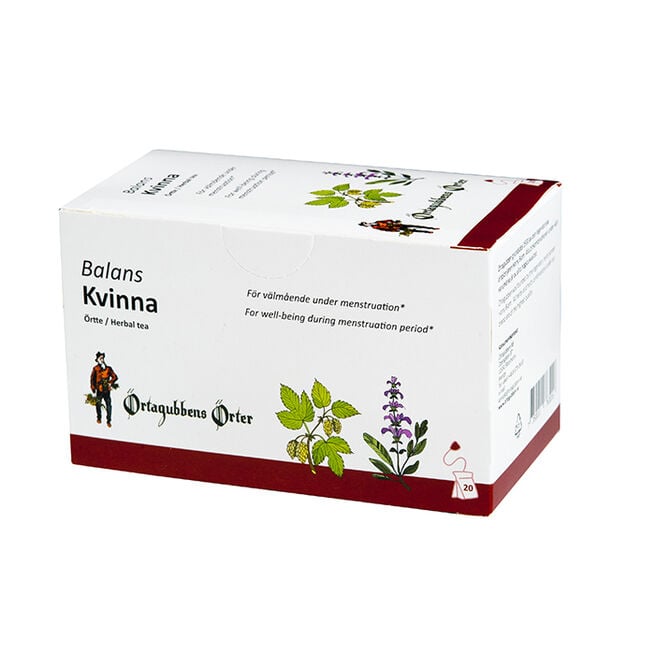 Balans Kvinna 1,5gr x 20 Tepåsar  Balans Kvinna 20 Tepåsar