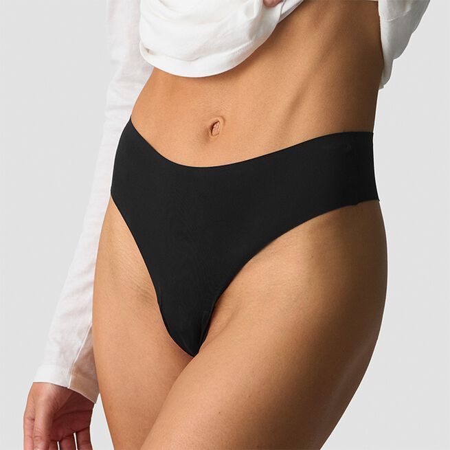 Invisible Brazilian Panty 3-pack, Black, M Invisible Brazilian Trosa 3-pack Svart
