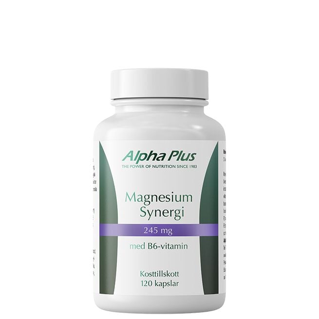 Alpha Plus Magnesium Synergi 120 kapslar Magnesium Synergi 120 kapslar