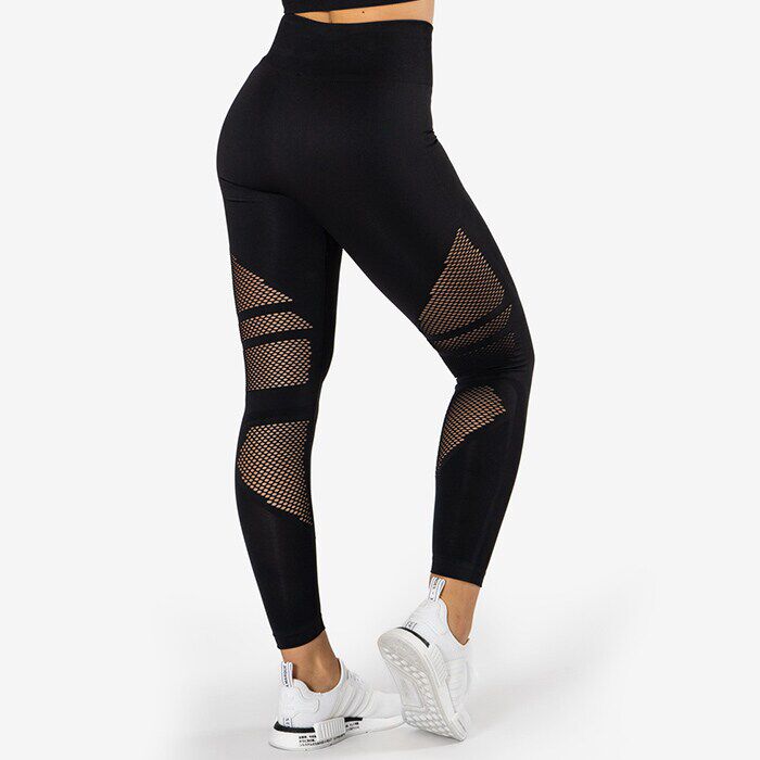 Queen mesh tights solid black Clearance
