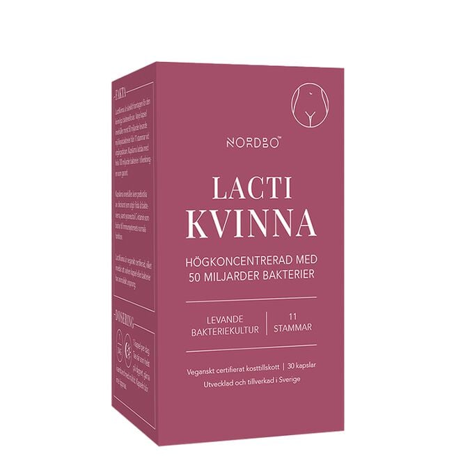 LactiKvinna 30 kapslar LactiKvinna Mjölksyrabakterier 30 kapslar