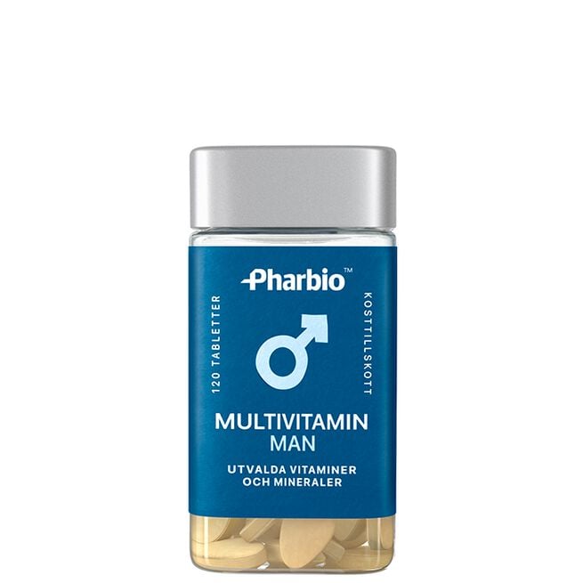 Pharbio Multivitamin Man 120 tabletter