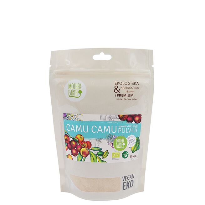 Mother Earth Camu Camupulver Raw Ekologisk 125 g