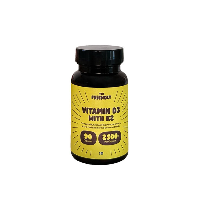 Vitamin D + K2 2500 IE 90 kapslar