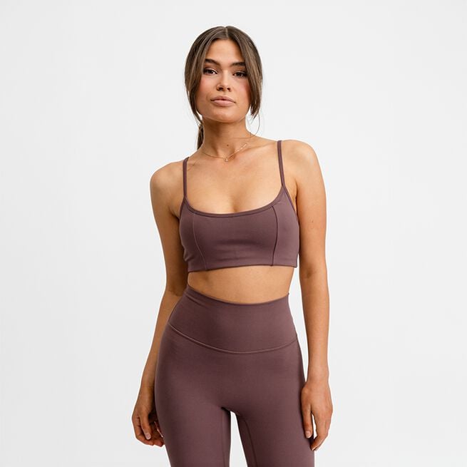 Butter Soft Contour Bra, Dark Mauve, XS  Sport-Bh Ljuslila