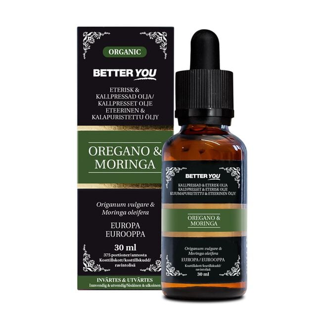 Better You Oregano & Moringa Olja 30 ml Oregano & Moringa Olja 30 ml