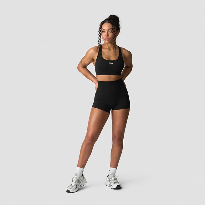 Smooth Seamless Shorts, Black, 2XL  Smooth Shorts Svart