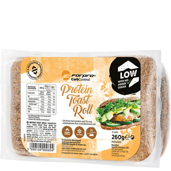 Protein Rost Bröd 260 g Protein Rost Proteinbröd 260 g