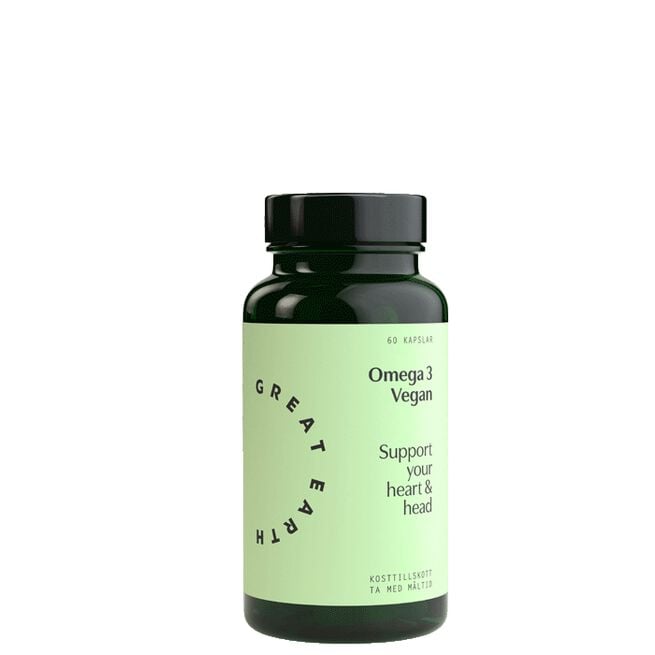 Great Earth Omega 3 Vegan 60 kapslar Omega 3 Vegan 60 kapslar
