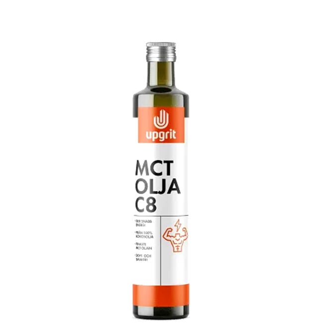 Upgrit C8 MCT-olja 500 ml C8 MCT-olja 500 ml