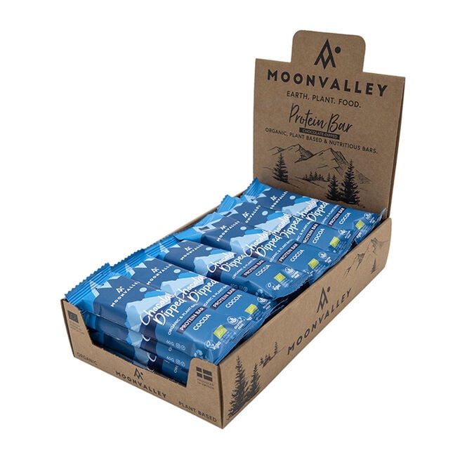18 x Protein Bar Chocolate-Dipped Cocoa GF 60 g 18 x Ekologiska Energibars 60 g Chocolate-Dipped Cocoa