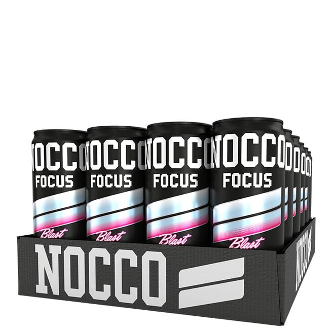 24 x NOCCO FOCUS, 330 ml, Raspberry Blast 24 st NOCCO FOCUS Flak 330 ml Raspberry Blast