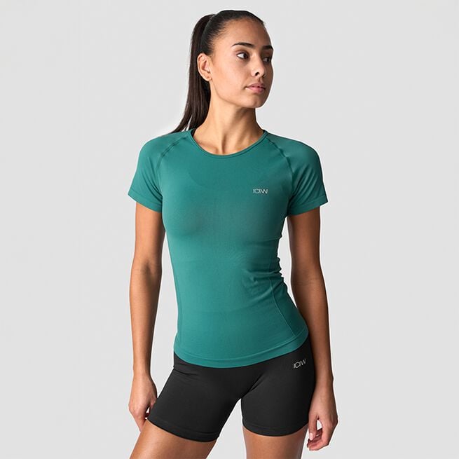 Everyday Seamless T-shirt, Dusty Green, L Everyday Seamless T-shirt Grön