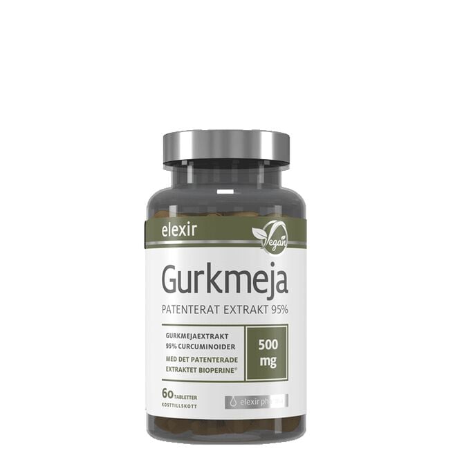 Gurkmeja 500 mg Elexir Pharma Gurkmeja 500 mg 60 tabletter