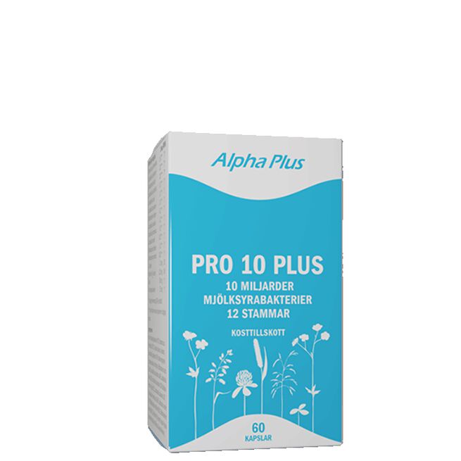 Pro 10 Plus 60 kapslar Pro 10 Plus Mjölksyrabakterier 60 kapslar