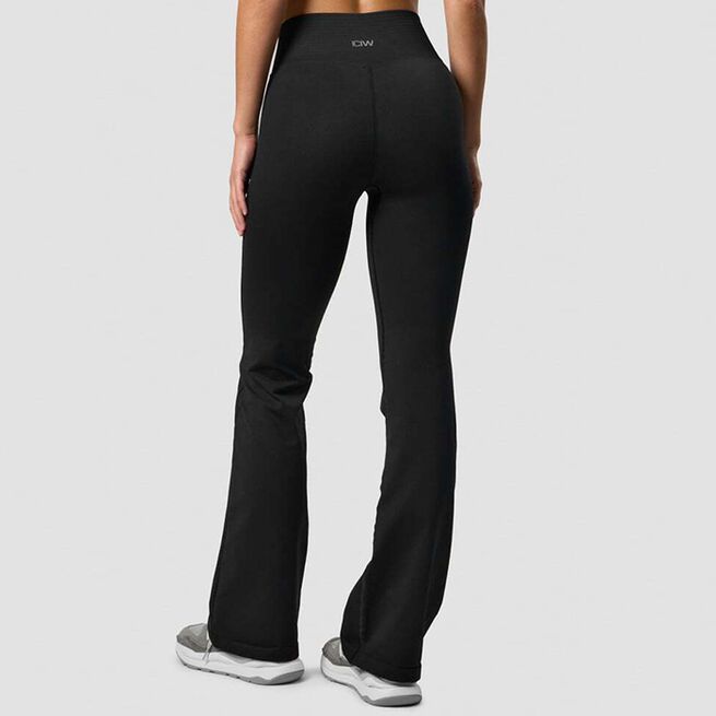 ICIW Define Seamless Flared Tights, Black Define Seamless Tights Svart