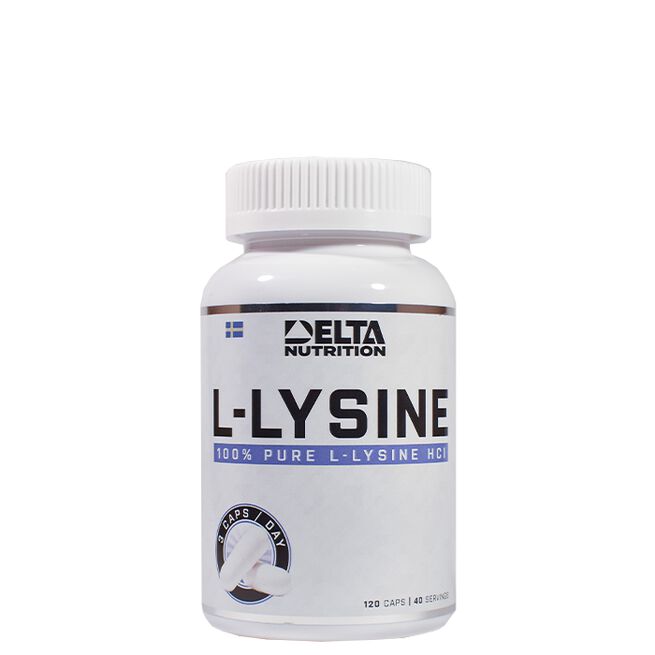 Delta Nutrition L-Lysine, 120 caps L-Lysine Aminosyror 120 kapslar