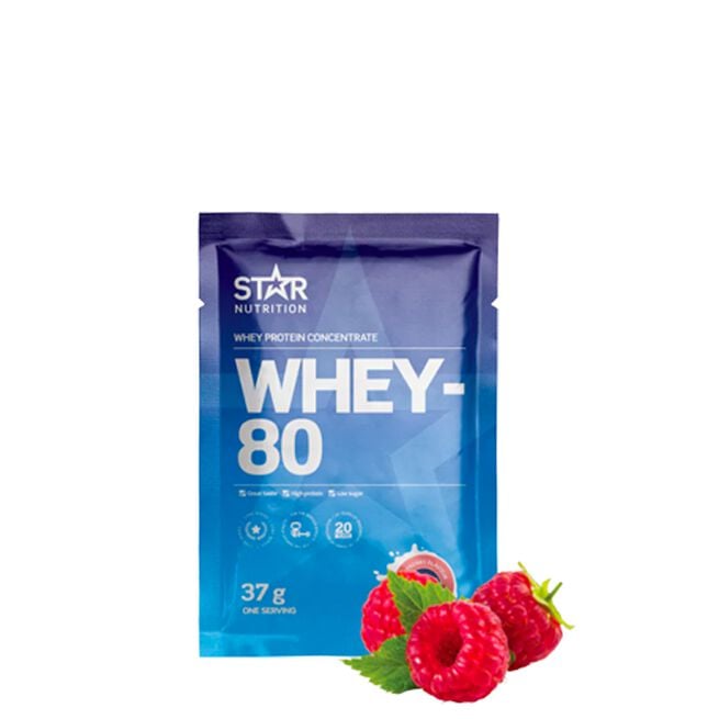 Star nutrition One serving Whey-80 Raspberry