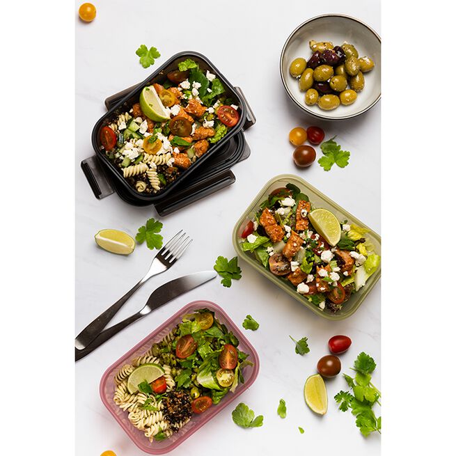 Food Storage Container 800 ml Black  Matlåda 800 ml